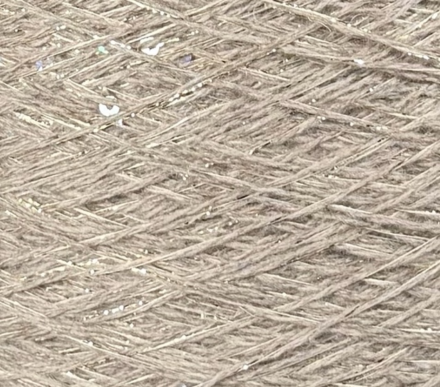 G&G Filati Susanna 520m/100g Beige mit Champagnergold